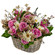 floral arrangement in a basket. Alanya